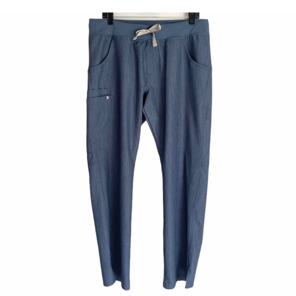 Figs technical collection blue scrub pull on pants